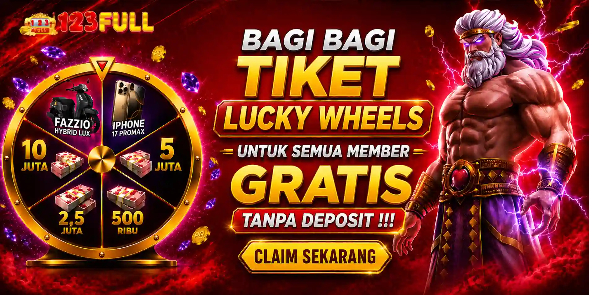 BONUS LUCKYWHEELS