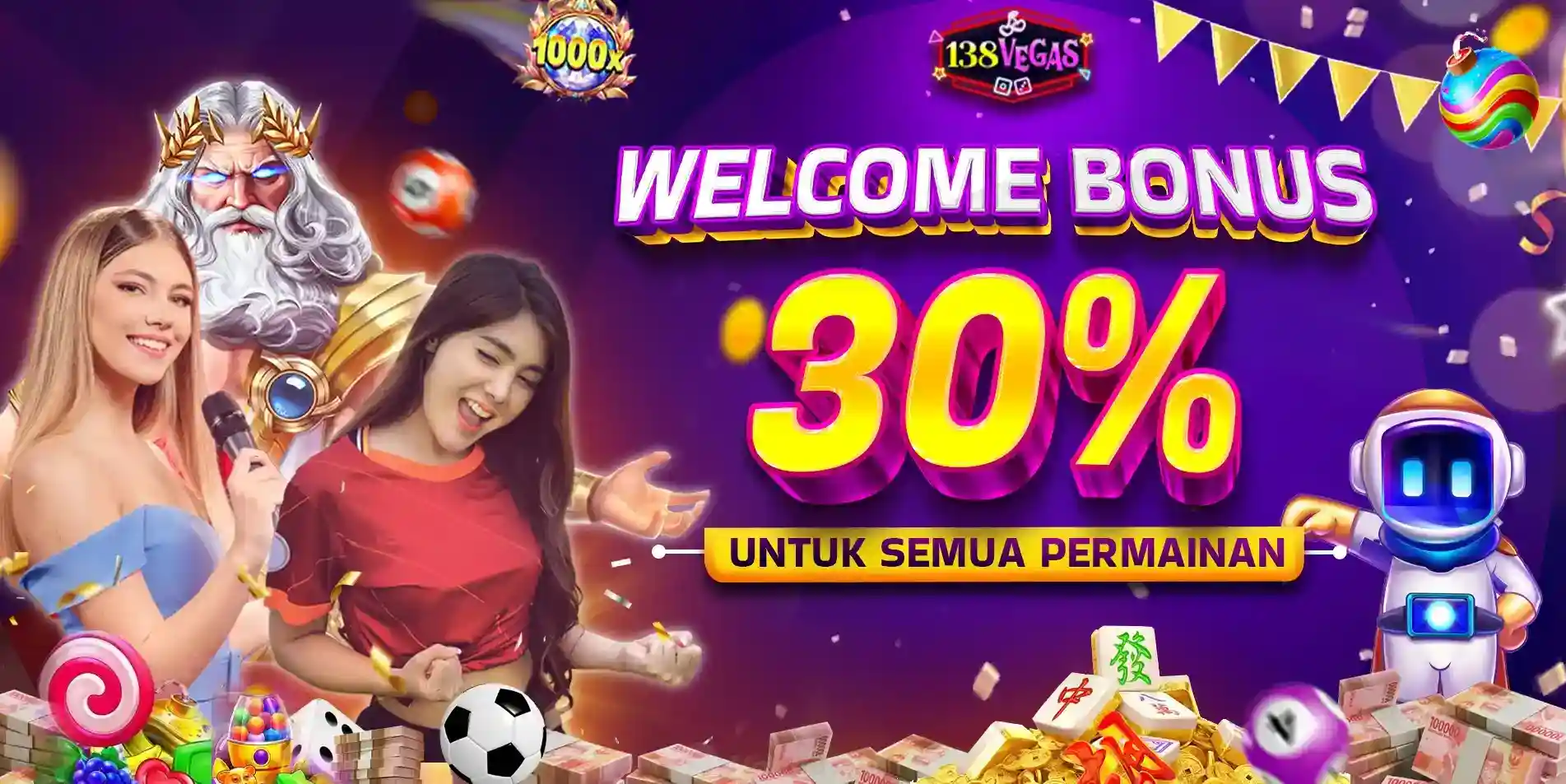 Welcome bonus 30%